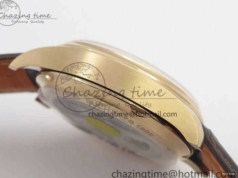 MIROTIME 0101 Portugieser Chrono  42 IW390406 RG ZF 1:1 Best Edition Blue Dial on Brown Leather Strap A Durable 7129